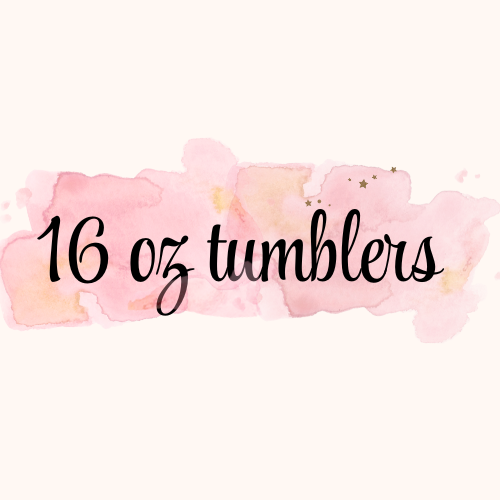 16 oz design your own tumblers